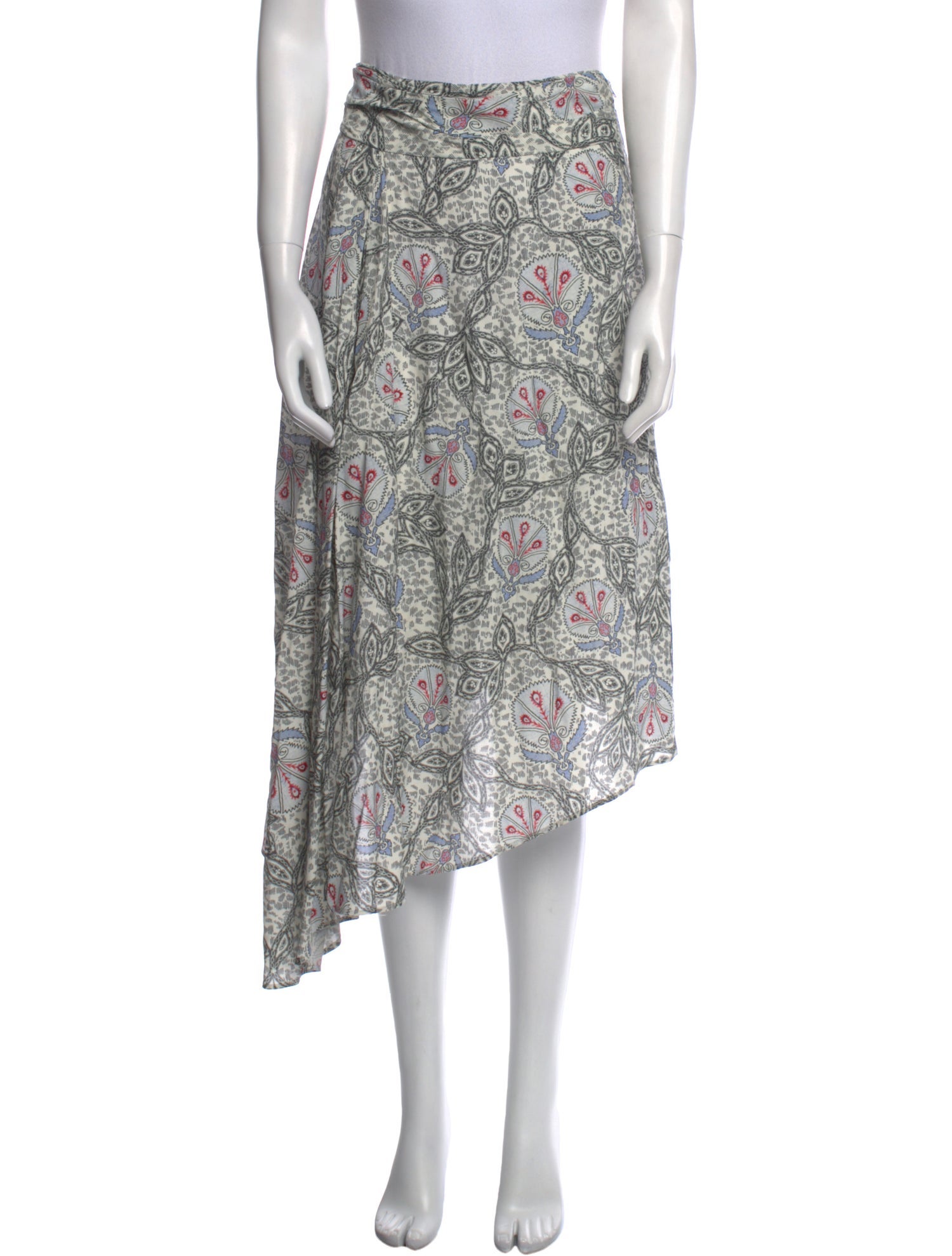 Isabel Marant Printed Midi Length Skirt