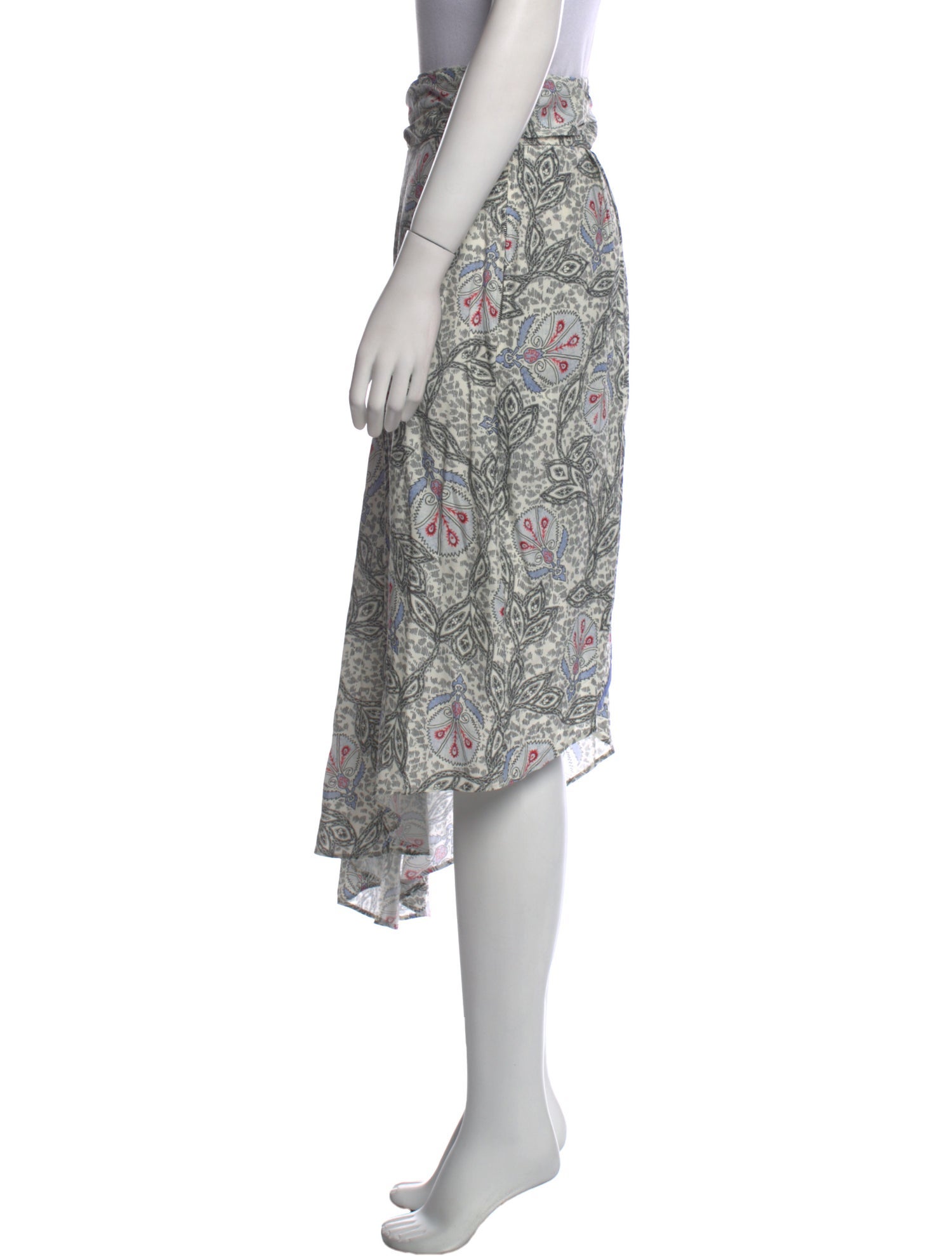 Isabel Marant Printed Midi Length Skirt