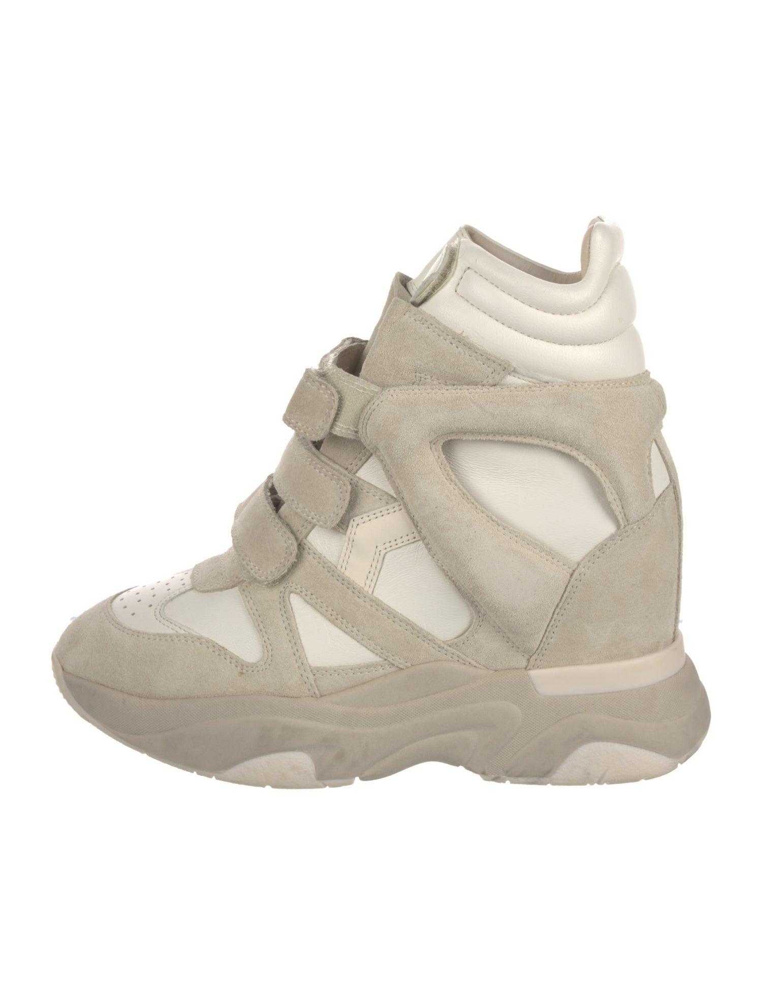 Isabel Marant Suede Wedge Sneakers