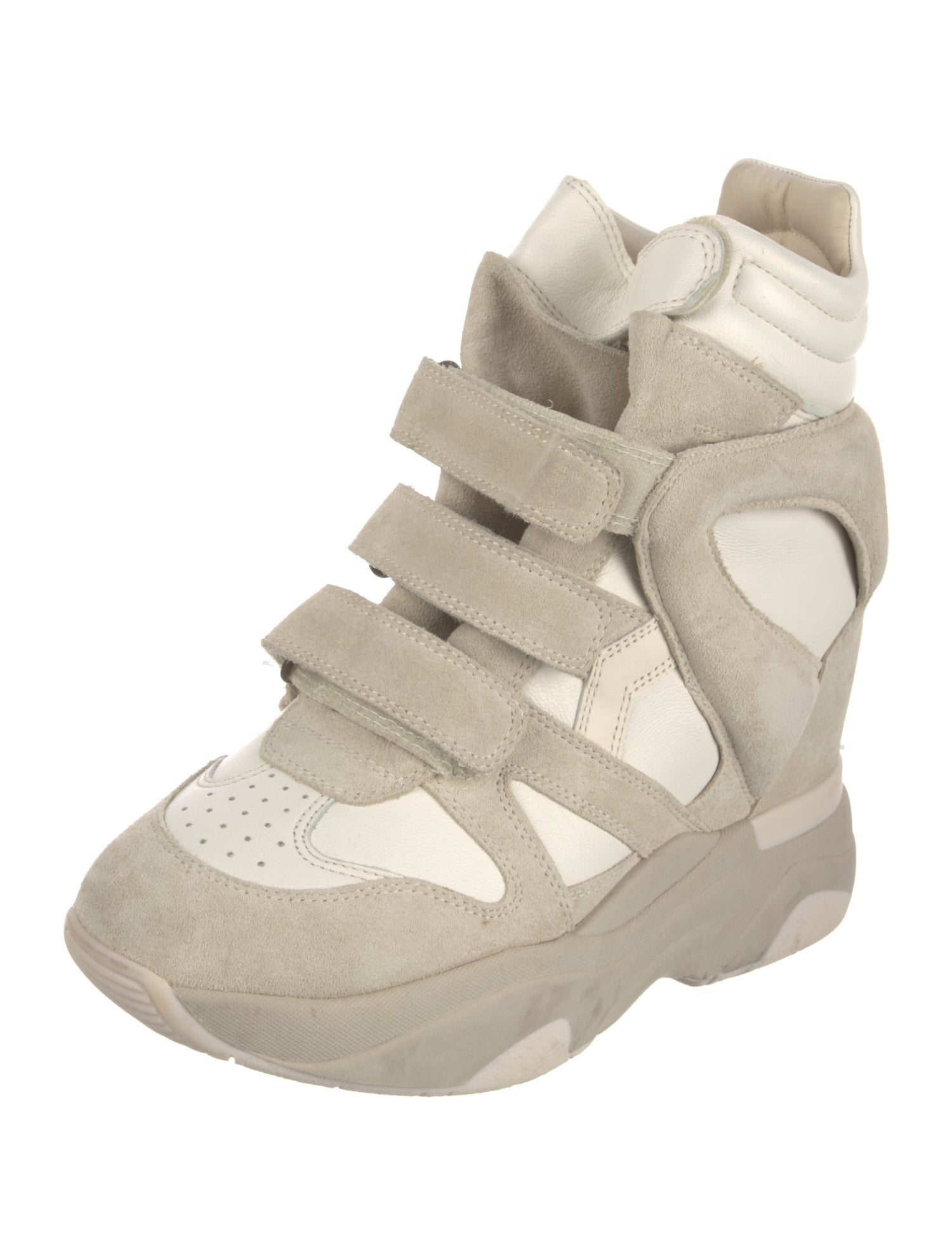 Isabel Marant Suede Wedge Sneakers