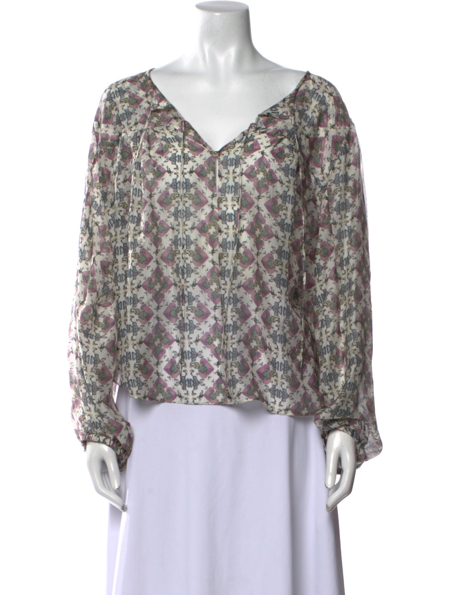 Isabel Marant Silk Printed Blouse