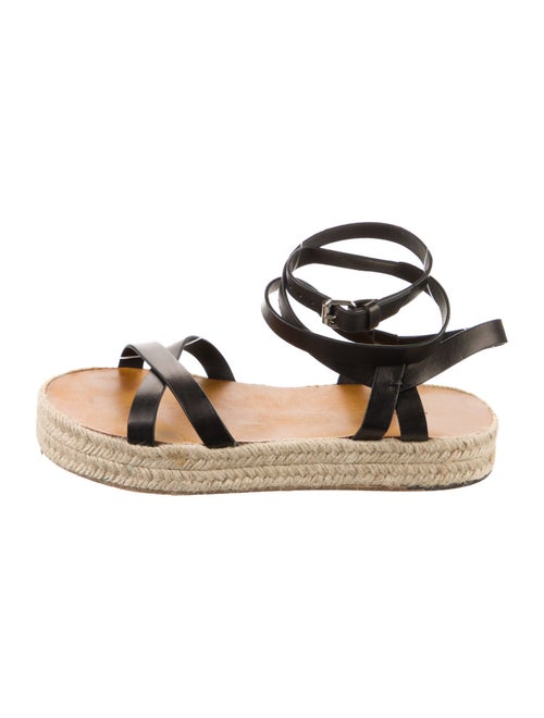 Isabel Marant Leather Braided Accents Espadrilles
