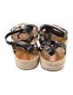 Isabel Marant Leather Braided Accents Espadrilles