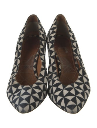 Isabel Marant Canvas Printed Pumps