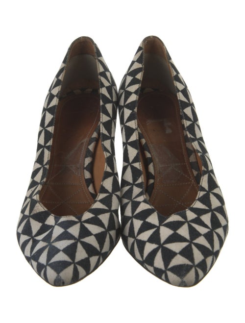 Isabel Marant Canvas Printed Pumps