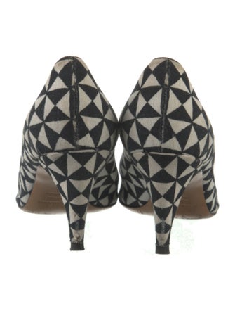 Isabel Marant Canvas Printed Pumps