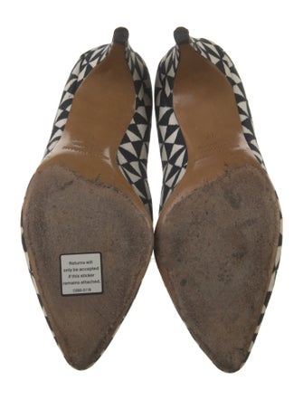 Isabel Marant Canvas Printed Pumps