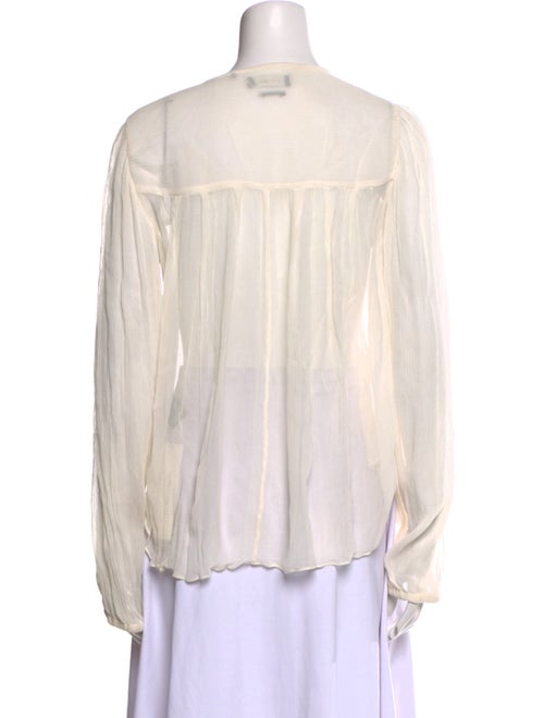Isabel Marant Silk Crew Neck Blouse