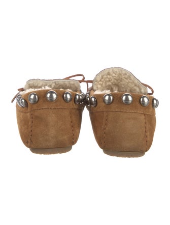 Isabel Marant Suede Bow Accents Moccasins