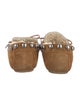Isabel Marant Suede Bow Accents Moccasins
