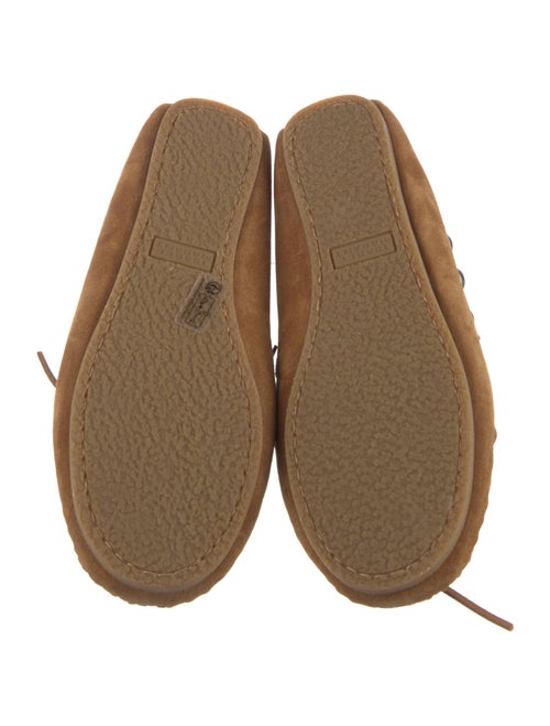 Isabel Marant Suede Bow Accents Moccasins