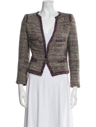Isabel Marant Virgin Wool Tweed Pattern Jacket