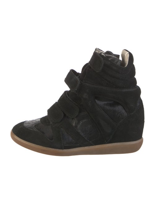 Isabel Marant Suede Wedge Sneakers