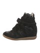 Isabel Marant Suede Wedge Sneakers
