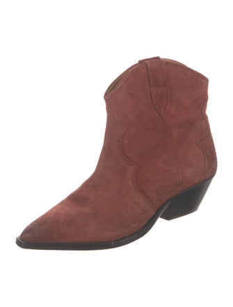 Isabel Marant Suede Western Boots