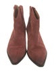 Isabel Marant Suede Western Boots