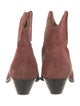 Isabel Marant Suede Western Boots