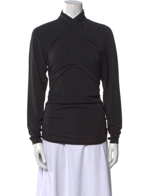 Isabel Marant Mock Neck Long Sleeve Sweatshirt