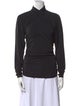 Isabel Marant Mock Neck Long Sleeve Sweatshirt