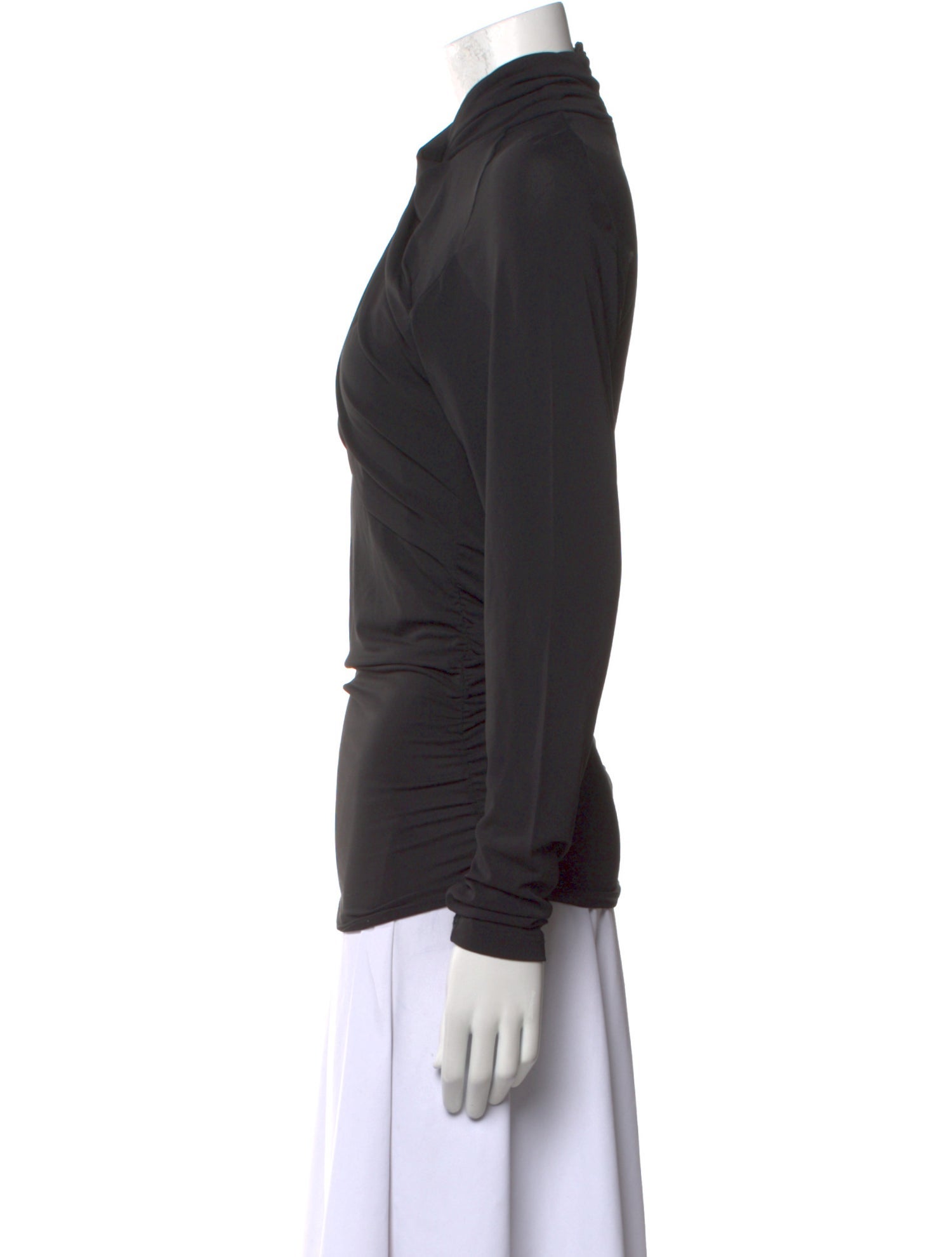 Isabel Marant Mock Neck Long Sleeve Sweatshirt