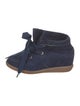 Isabel Marant Suede Wedge Sneakers