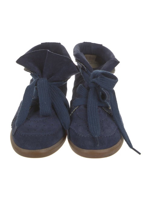 Isabel Marant Suede Wedge Sneakers