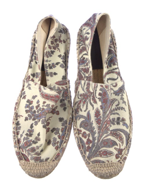 Isabel Marant Canvas Paisley Print Espadrilles
