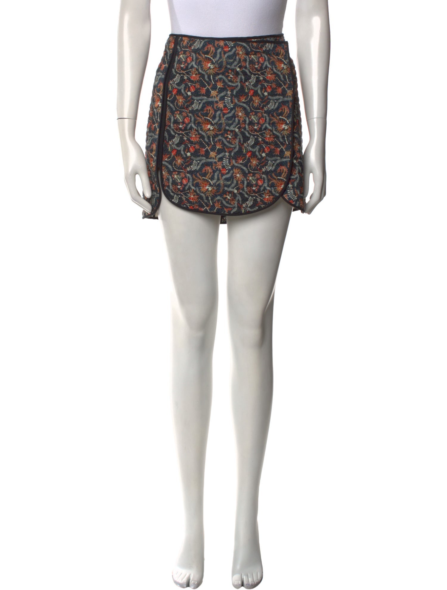 Isabel Marant Floral Print Mini Skirt