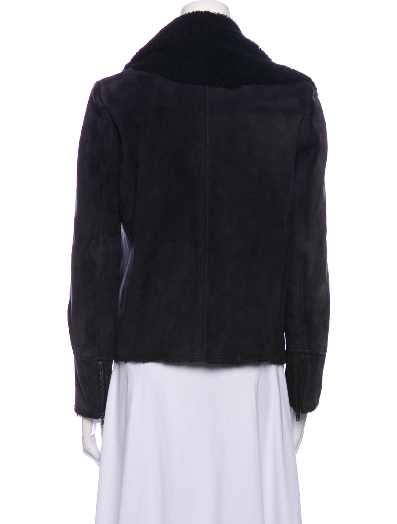 Isabel Marant Lamb Leather Faux Fur Jacket