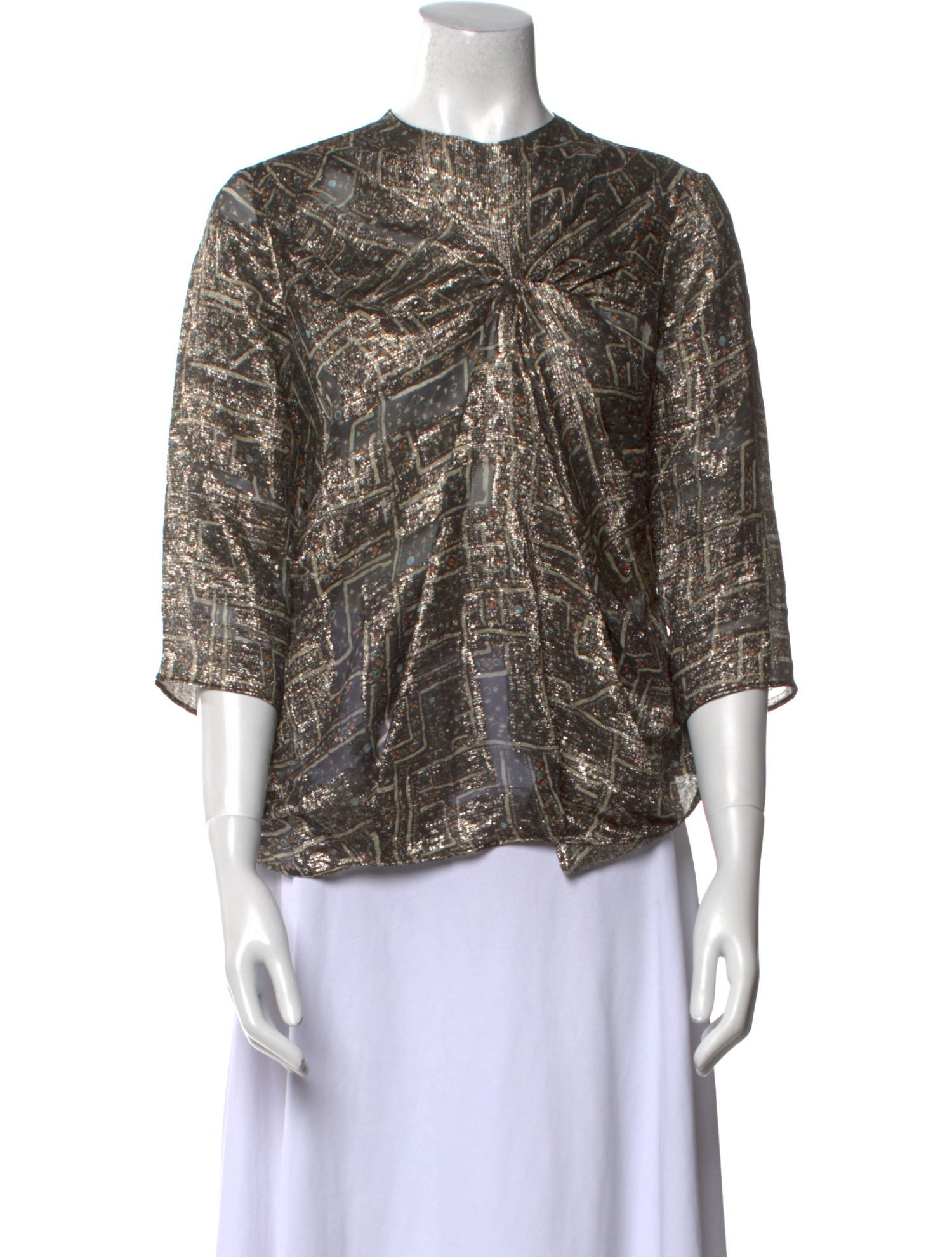 Isabel Marant Silk Printed Blouse