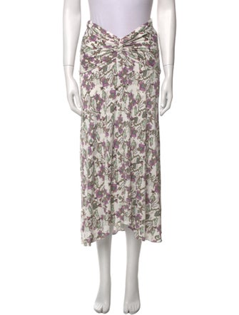 Isabel Marant Floral Print Midi Length Skirt