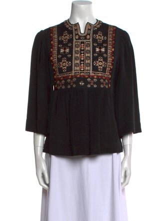 Isabel Marant Silk Printed Tunic