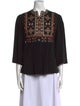 Isabel Marant Silk Printed Tunic