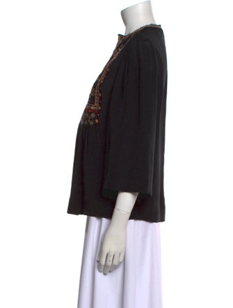 Isabel Marant Silk Printed Tunic