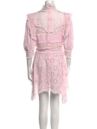 Isabel Marant Lace Pattern Mini Dress