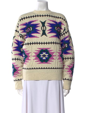 Isabel Marant Printed Crew Neck Sweater