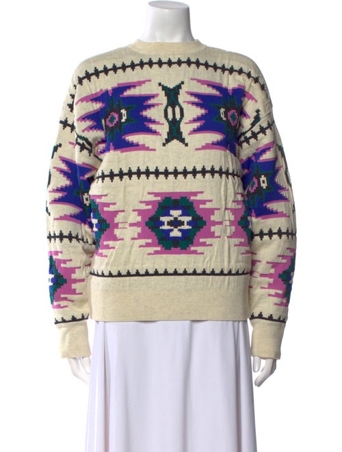 Isabel Marant Printed Crew Neck Sweater