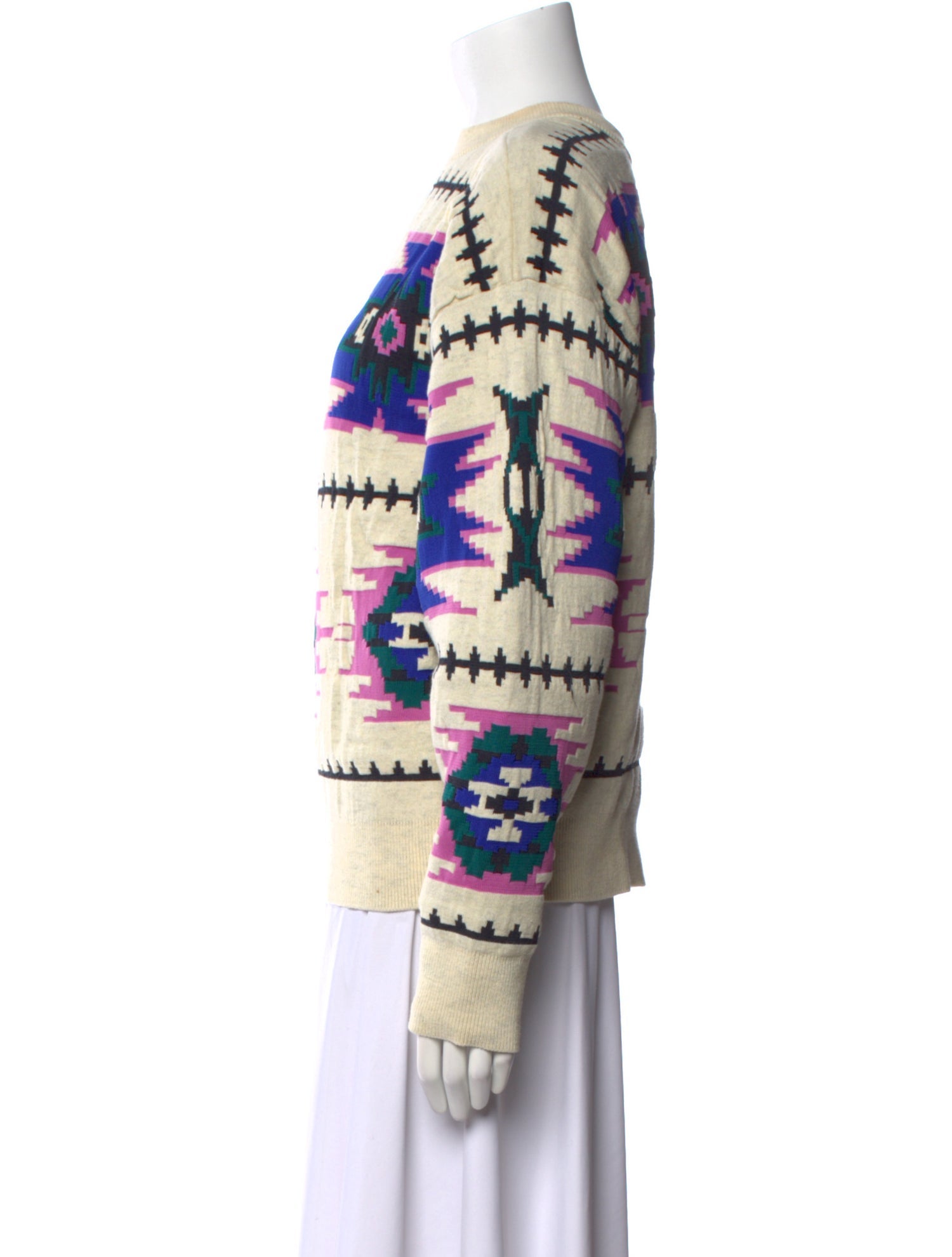 Isabel Marant Printed Crew Neck Sweater