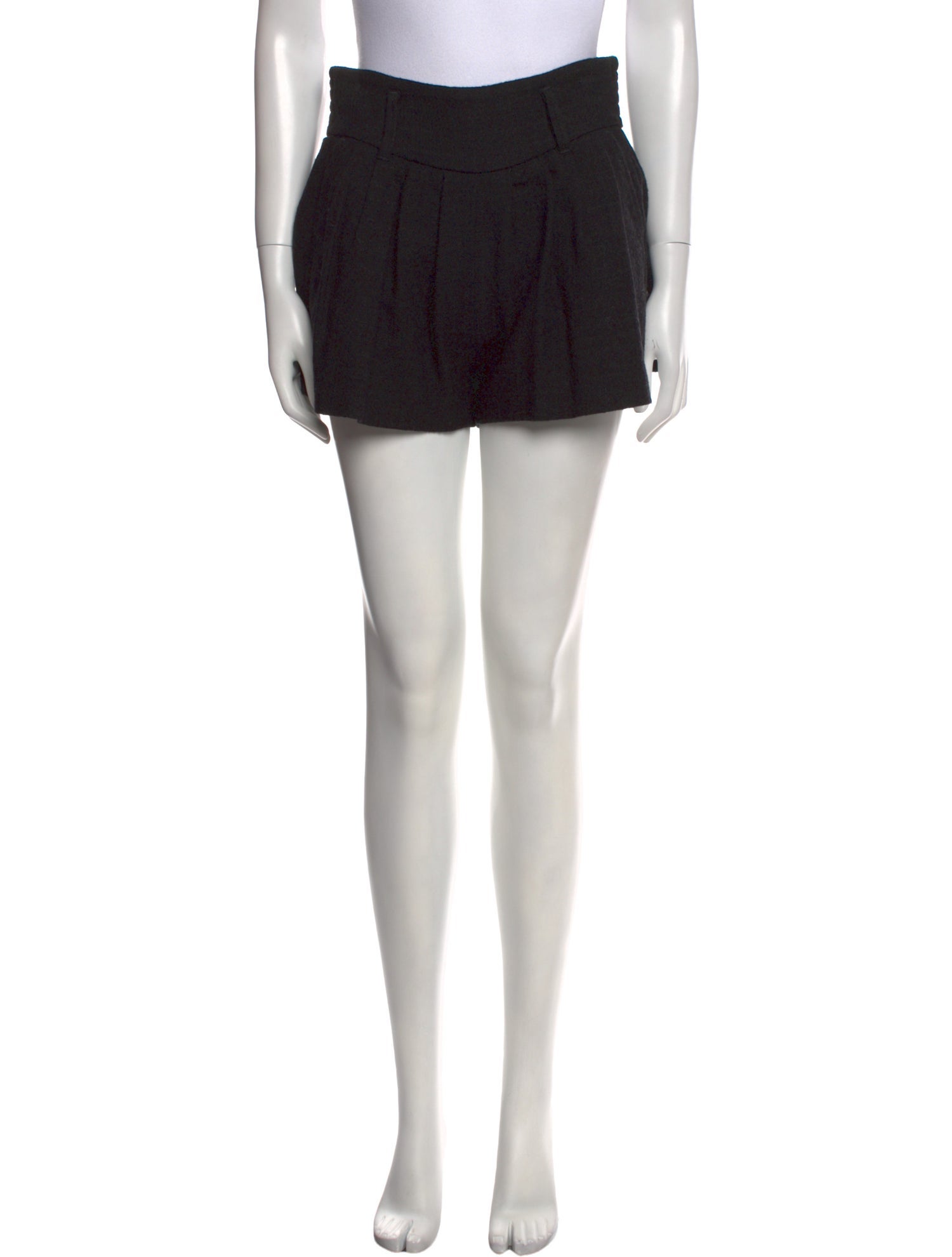 Isabel Marant Virgin Wool Mini Shorts