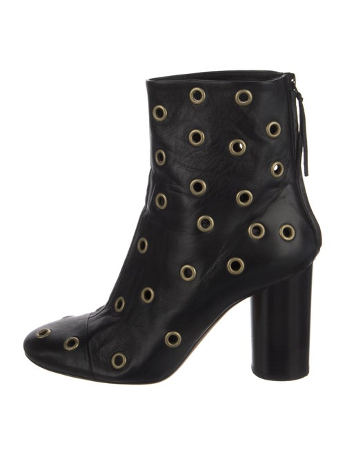 Isabel Marant Leather Lasercut Accents Boots