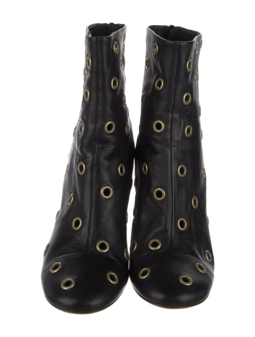Isabel Marant Leather Lasercut Accents Boots