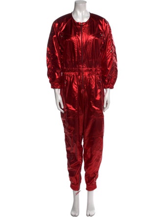 Isabel Marant Silk Crew Neck Jumpsuit