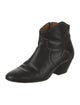 Isabel Marant Leather Studded Accents Western Boots