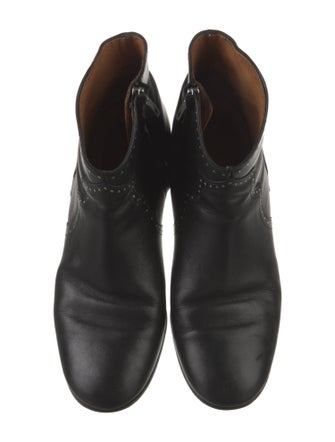 Isabel Marant Leather Studded Accents Western Boots