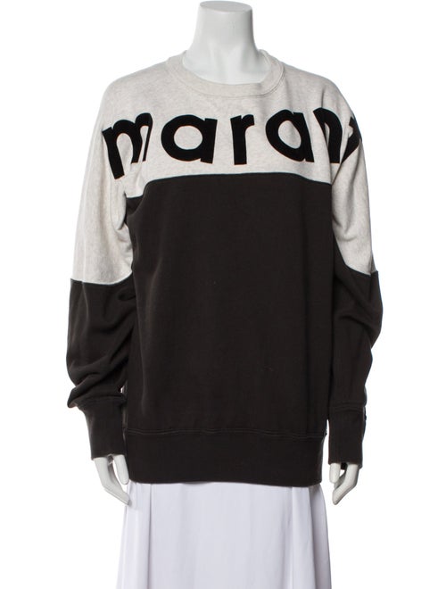 Isabel Marant Graphic Print Crew Neck Sweatshirt