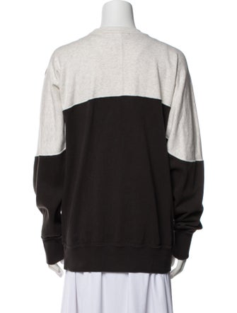Isabel Marant Graphic Print Crew Neck Sweatshirt
