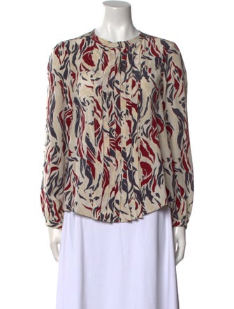 Isabel Marant Silk Printed Blouse