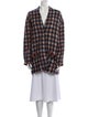 Isabel Marant Wool Plaid Print Jacket