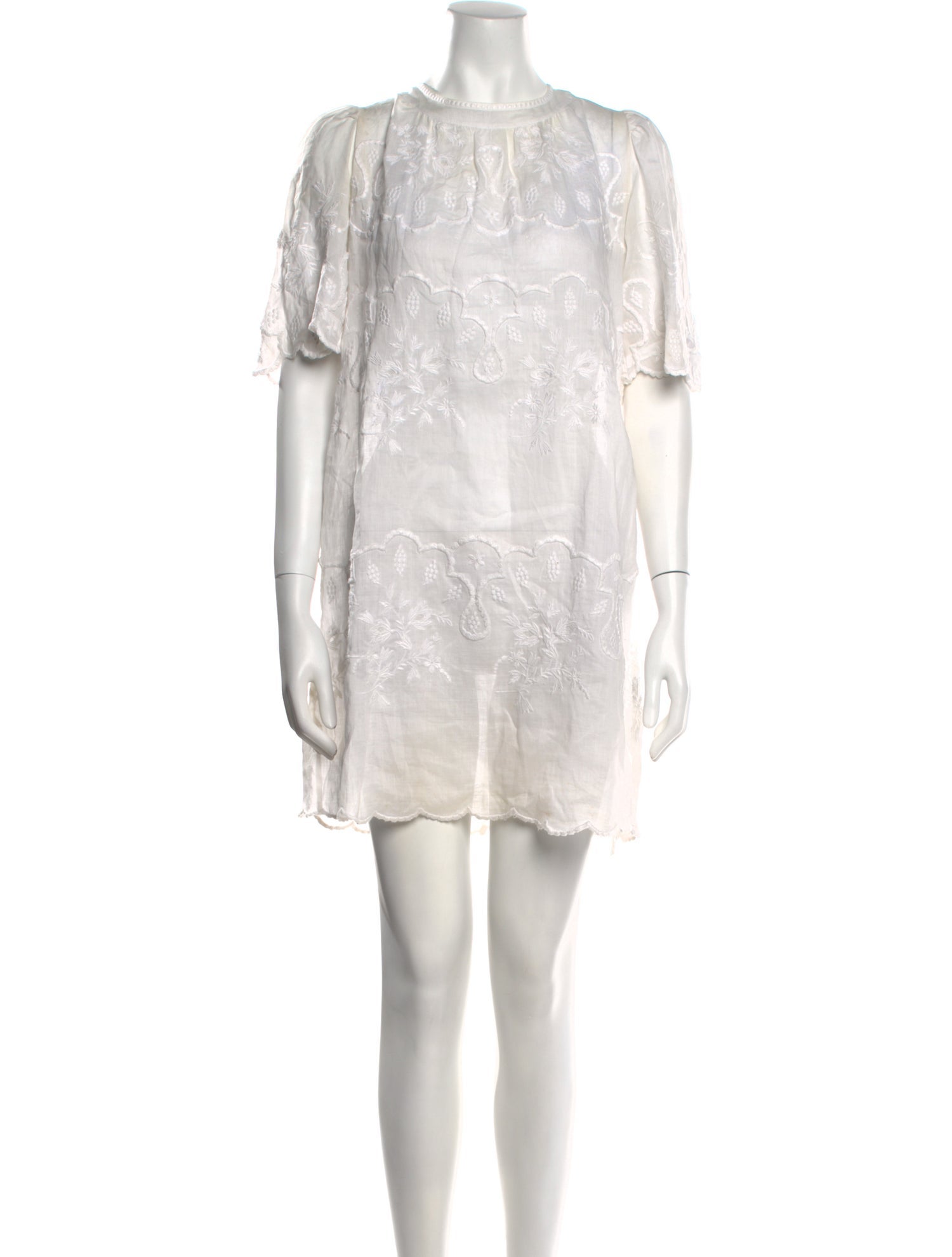 Isabel Marant Crew Neck Mini Dress