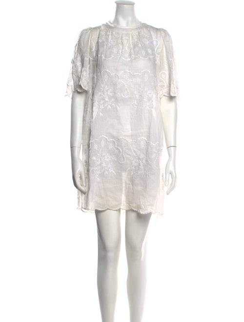 Isabel Marant Crew Neck Mini Dress